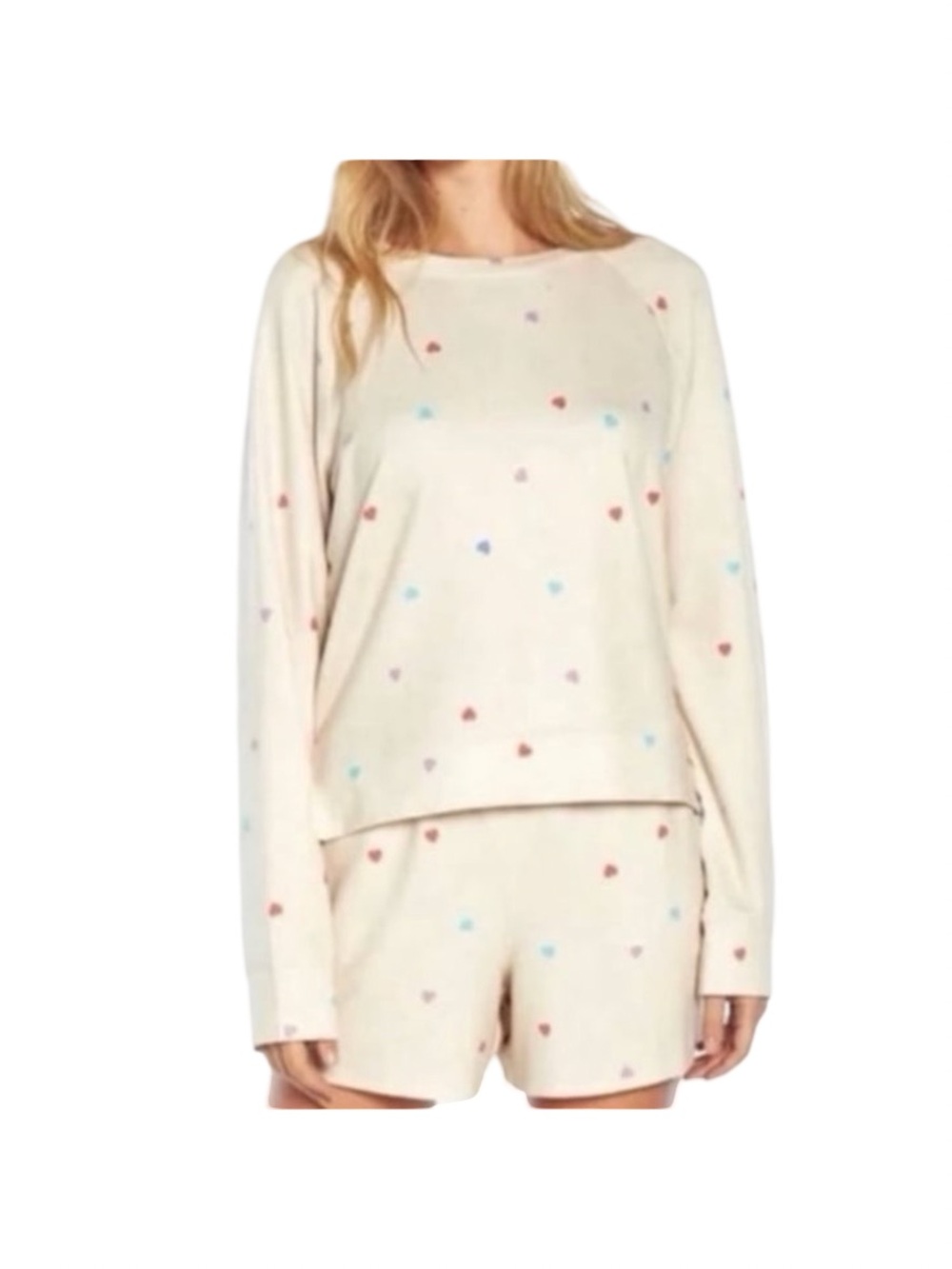 Wildfox Pajama Set Hearts